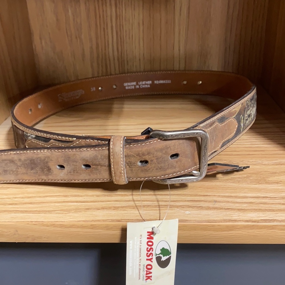 Mossy oak men’s camo belt